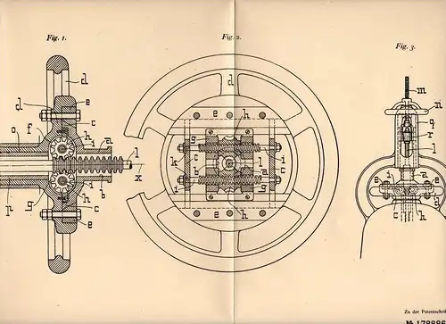 Original Patentschrift - Ch. Seybold in Düren i. Rhld. , 1905 , Versteller für Kurbelzapfen , Maschinenbau , Papierfabik