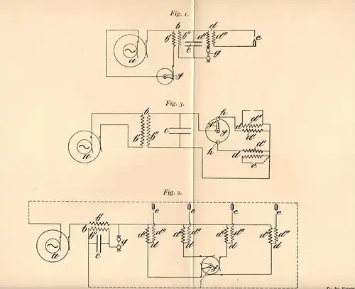 Original Patentschrift - Ignition for motor , 1905 , A. Eckstein und J. Coates in Salford , England !!!