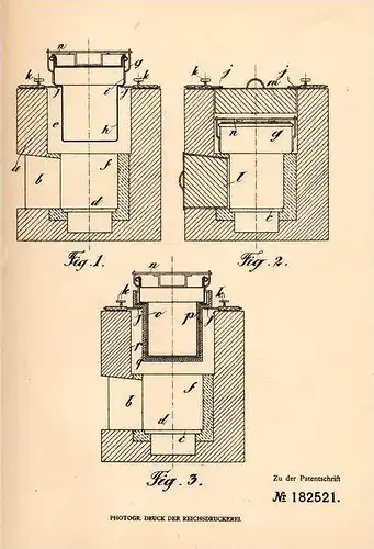 Original Patentschrift - Gautschi & Jequier in Gontenschwil , 1905 , Gas - Kochapparat , Koch , Kochherd !!!