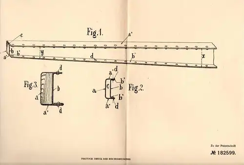 Original Patentschrift - L. Lazerges in Issy les Moulineaux , Seine , 1906 , Gestell für Automobile , Motorwagen !!!