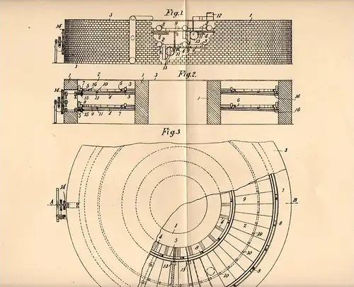 Original Patentschrift - F. Saatmann in Charleroi , 1905 , Trockner , Hordentrockner , Heizung !!!