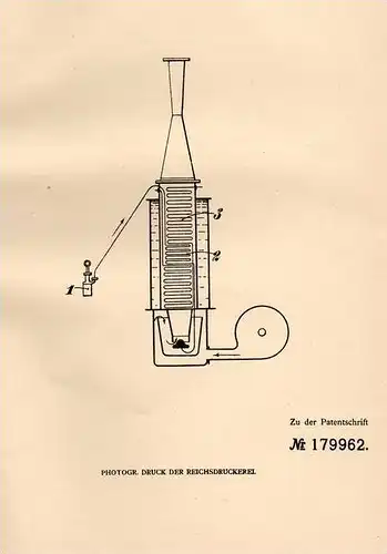 Original Patentschrift - Ch. Renard in Meudon , 1904 , Verdampfer für Brennstoffe , Heizung !!!