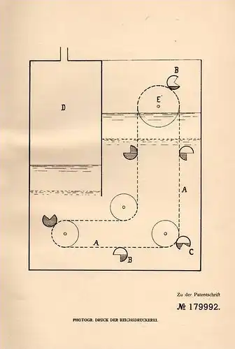 Original Patentschrift - Adolf Meyer in Nordhausen a.H., 1906 , Gebläse für Karburator , Carburator , Vergaser  !!!