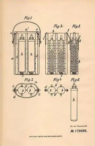 Original Patentschrift - Berkefeld - Filter GmbH in Celle , 1906 , Militär - Kochgeschirr , Geschirr , Töpfe , Kochen !!