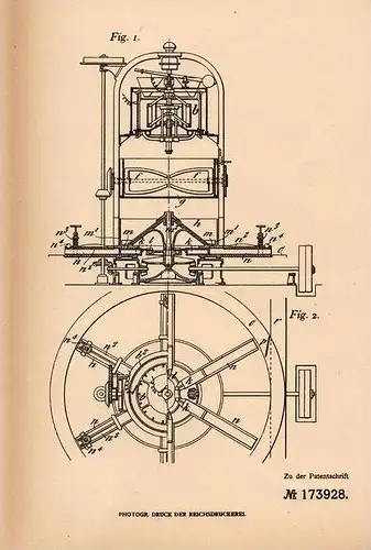 Original Patentschrift - G. Pearson in Old Charlton , 1905 , Torf - Brikettpresse , Brikett , Kohle , Presse !!!