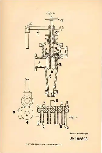 Original Patentschrift - J. Tinsley in Bridge House , Ebbw Vale , 1904 , Strahlgebläse , Dampfmaschine !!!