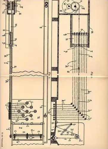Original Patentschrift - M. Marcus in Kleinbüllesheim b. Euskirchen , 1906 , Kegelbahn , Kegel , Kegeln !!!