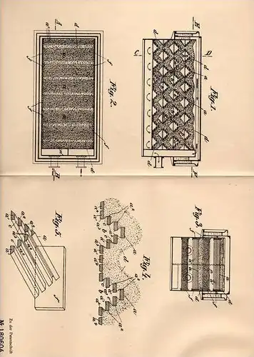 Original Patentschrift - H. Heimsoth in Cochem a. Mosel , 1904 , Gasreiniger mit Rosten !!!