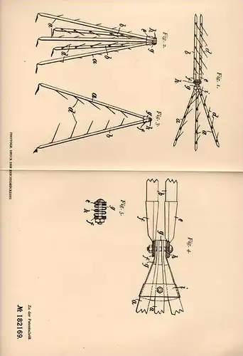 Original Patentschrift - Ulrich Rehm in Aidenried b. Pähl i. Bayern , 1906, Gerüst zum Trocknen von Heu , Landwirtschaft