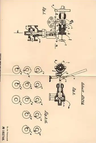 Original Patentschrift - Alois Rölz in Waghäusel i. Baden , 1906 , Apparat für Ventile , Motor !!!