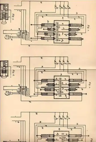 Original Patentschrift -  A. Elberts Doyer in Hilversum , 1906 , Steuerung für elektrische Aufzüge , Fahrstuhl , Lift !!