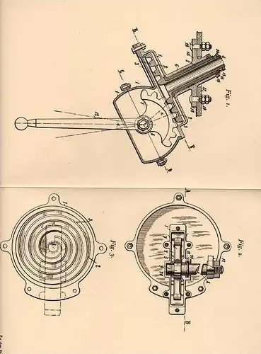 Original Patentschrift - J. Gobin und J. Duval in Bagnolet , 1905 , Lenkung für Motorfahrzeuge , Automobile !!!