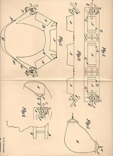 Original Patentschrift - P. Kappmeier in Altkloster b. Buxtehude , Kr. Stade , 1904 , Kopfkompresse gegen Seekrankheit !