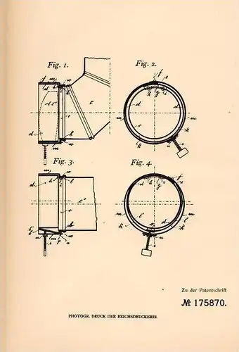 Original Patentschrift - R. Thomas in Neunkirchen , Westfalen , 1905 , Verstellbare Ofenrohrmuffe , Ofen !!!