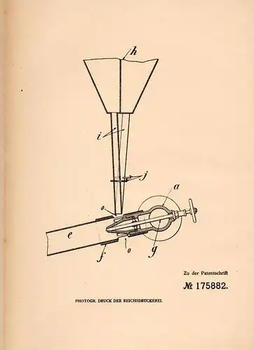 Original Patentschrift - Bernard de Saint Seine und H. Thofehrn in Paris , 1902 , Steine in Gasofen !!!