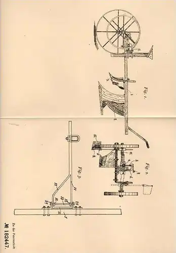 Original Patentschrift - C. Vibrans in Calvörde , Stat. Flechtingen , 1905 , Pflug mit Schar , Landwirtschaft , Ackerbau
