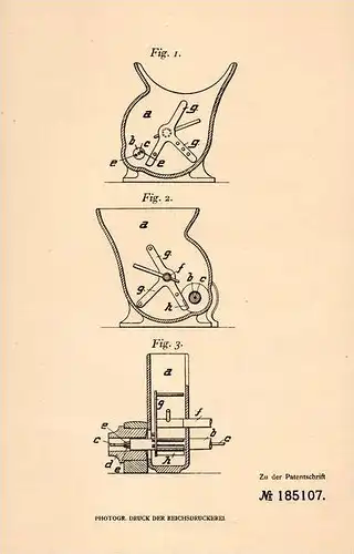 Original Patentschrift - S. Nielsen in Westeras / Västeras und Lund , Schweden , 1906 , Apparat zur Kern - Herstellung !