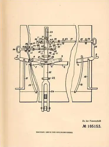 Original Patentschrift - A. Thorpe in Dholpur , India , 1905 , Bremse für Eisenbahn !!!