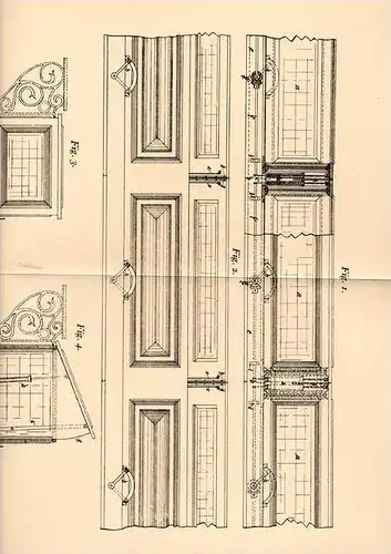 Original Patentschrift - H. Petzold in Hörde b. Dortmund , 1905 , Theke für Eßwarengeschäft , Lebensmittel !!!