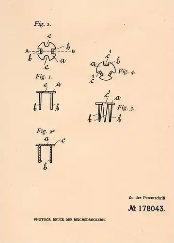 Original Patentschrift - Isaac Jackson in Glossop , 1904 , Mehrspreizniet , Niet für Tornister , Sattlerei !!!