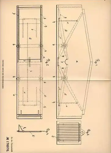 Original Patentschrift - A. Bahne in Lahnhof , Nenkersdorf , Kr. Siegen , 1905 , Kastenfalle , Falle !!!