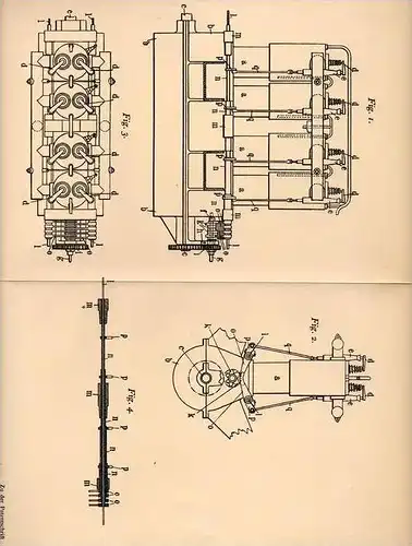 Original Patentschrift - G. Green in Bexhill on Sea , 1905 , Steuerung für Explosionskraftmaschinen !!!