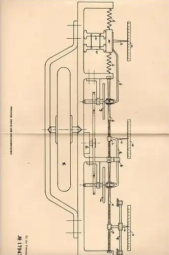 Original Patentschrift - R. Wussow in Kiautschou in China ,1905, Apparat zur Geschwindigkeit - und Wegbestimmung , Chine