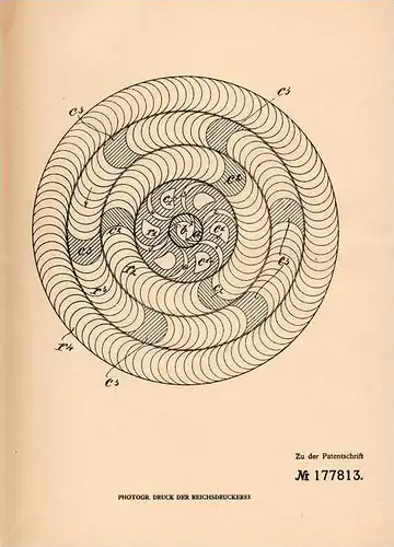 Original Patentschrift - G.W. Rummel in Salzuflen , 1904 , mehrstufige Dampfturbine , Turbine !!!