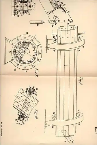 Original Patentschrift - Adolf Suess in Witkowitz , Mähren , 1906, Fördervorrichtung für Schüttgut , Kies , Koks , Kohle