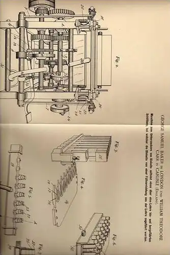 Original Patentschrift - W. Carr in Carlisle und London , 1900 , Biskuit - Maschine , Biscuit , Conditor , Bäckerei !!!