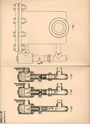 Original Patentschrift - A. Deegen in Wittstock , 1905 , Gaswassersammler  !!!