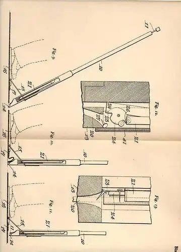 Original Patentschrift - S. Tattrie in Lebanon , Illinois , USA , 1905 , Teppich - Befestigung , Strecker  !!!