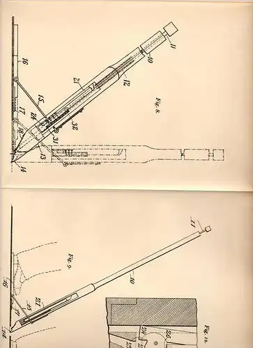 Original Patentschrift - S. Tattrie in Lebanon , Illinois , USA , 1905 , Teppich - Befestigung , Strecker  !!!