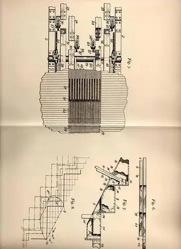 Original Patentschrift - P. Lorillard in Tuxedo Park , USA , 1905 , Fördermaschine , Förderband  !!!