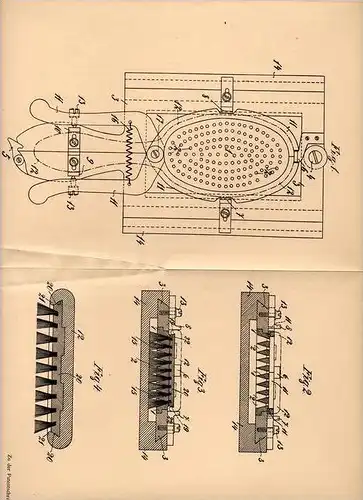 Original Patentschrift - C. Boegner & Lukas in Striegau und Freiburg i.B., 1906 , Herstellung von Bürsten , Bürste !!!