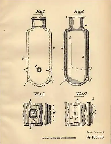 Original Patentschrift - Thermos - Gesellschaft mbH. in Berlin , 1906 , Thermoskanne !!!