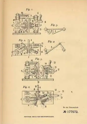 Original Patentschrift - L. Céfrey in Le Havre , 1905 , Getriebe , Wechselgetriebe , Automobile !!!