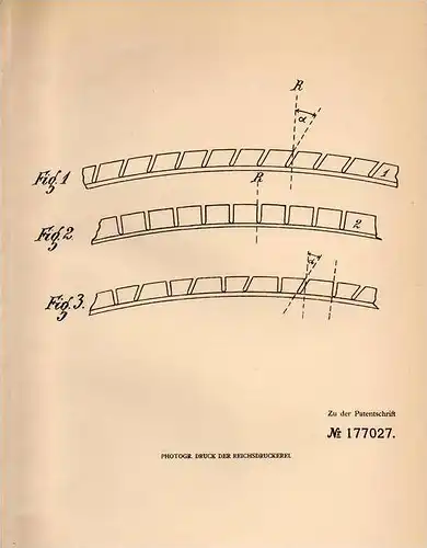 Original Patentschrift - Norddeut. Kämmerei & Spinnerei in Delmenhorst b. Bremen , 1905 , Entklettungswalzen !!!