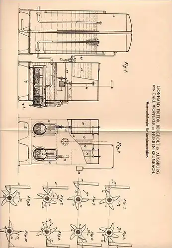 Original Patentschrift - C. Wopperer in Hürben - Krumbach und Augsburg , 1900 , Acetylenentwickler , Acetylen !!!