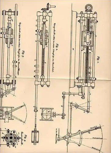 Original Patentschrift - C. Notbohm in Caternberg und Essen , 1906 , Steuerung für Fördermaschinen !!!