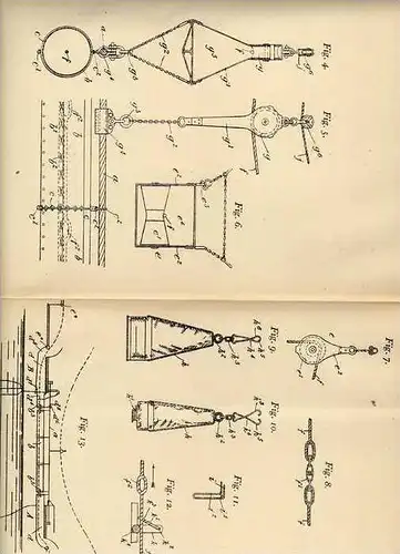 Original Patentschrift - C. Taylor in Much Yelp , Basildon , 1906 , Bekohlen von Schiffen , Schiff !!!