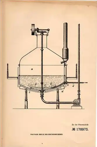 Original Patentschrift - F. Rutschmann in Bad Kösen , 1905 , Abkühlung von Maische , Brauerei , Alkohol , Bier !!!