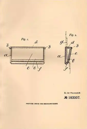 Original Patentschrift - E. Dulier in Homburg v. der Höhe , 1906 , Klemmschnalle für Riemen und Gurte !!!