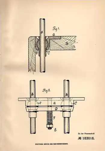 Original Patentschrift - G. Josephy`s Erben in Bielitz , 1906 , Lagerung für Spindelbuchsen , Spindel !!!