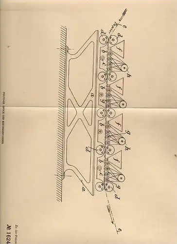 Original Patentschrift -  L. Zeyen in Raguhn - Jeßnitz i.A., 1903 , Herstellung von gefärbtem Papier !!!