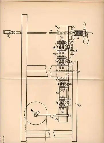 Original Patentschrift - J. Koster in Heerlen , 1905 , Bohrschwengel für Tiefbohrer !!!