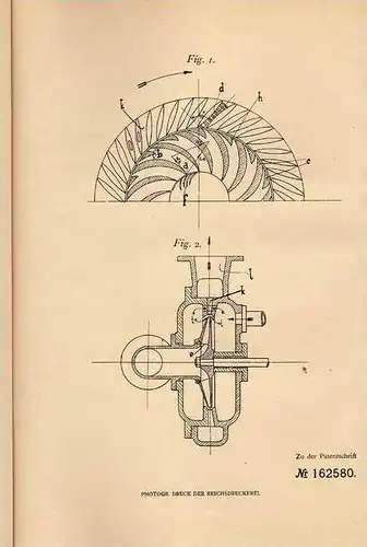 Original Patentschrift - W. Grun in Altwasser / Stary Zdrój i. Schl. , 1903 , Verdichten von Gasen , Kompression !!!