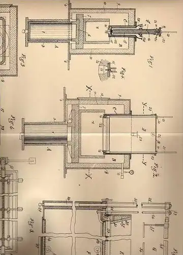 Original Patentschrift - E. Rowart in Obourg , 1903 , Tafeln aus Glas , Glastafel !!!