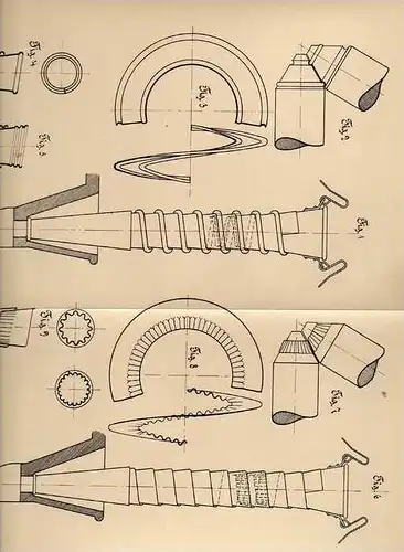 Original Patentschrift - R. Commichau in Magdeburg - Sudenburg , 1903 , Saatleitung für Drillmaschine , Drille !!!