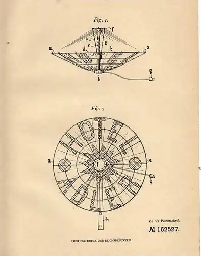 Original Patentschrift - E. Alcaz in Paris , 1904 , Reklame , Werbung , Leuchtschild , Hotel !!!